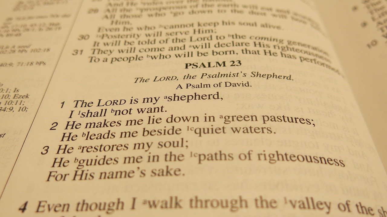 bible, scripture, psalm, psalm 23, christian, religion, holy book, book, spiritual, faith, text, god, old, testament, open, page, brown bible, brown god, psalm, psalm, psalm 23, psalm 23, psalm 23, psalm 23, psalm 23